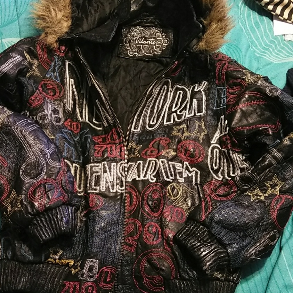 Boy's New York Leather Jacket